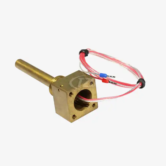 High precision threaded thermistor temperature sensor
